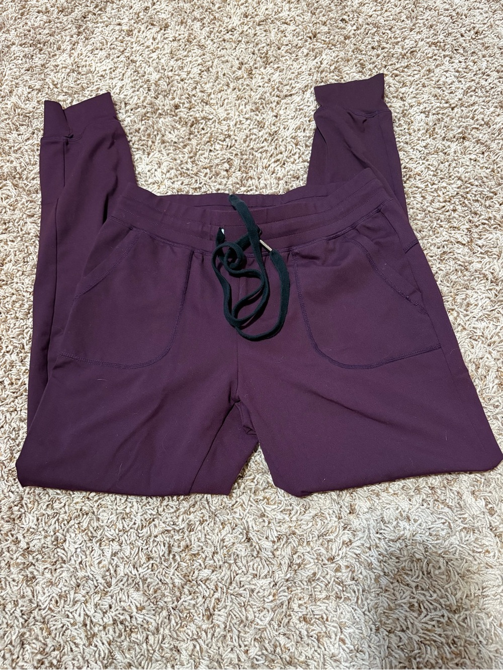 ZYIA Active Unwind Joggers in plum women’s size XS